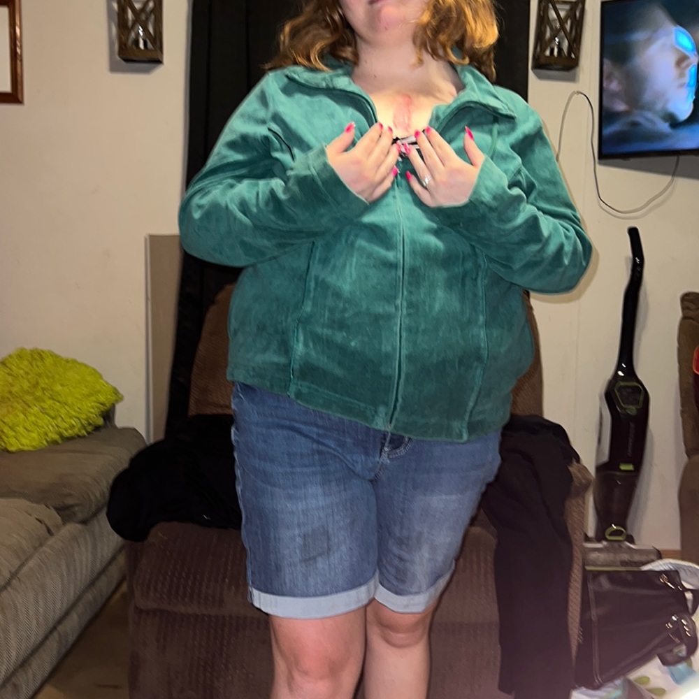 Long sleeve full zip front